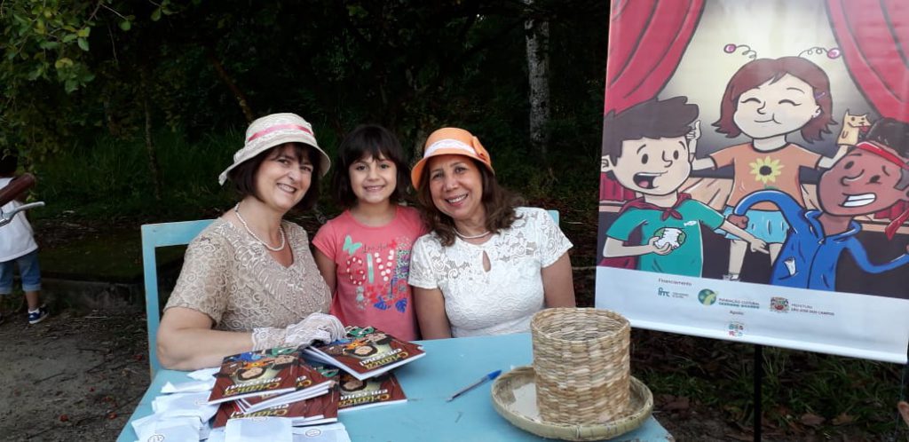 Lançamento do Livro "Criança em Cena" no Parque Vicentina Aranha.