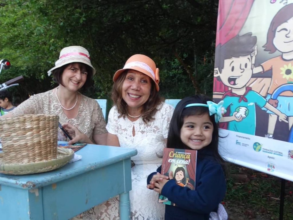 Lançamento do Livro "Criança em Cena" no Parque Vicentina Aranha.